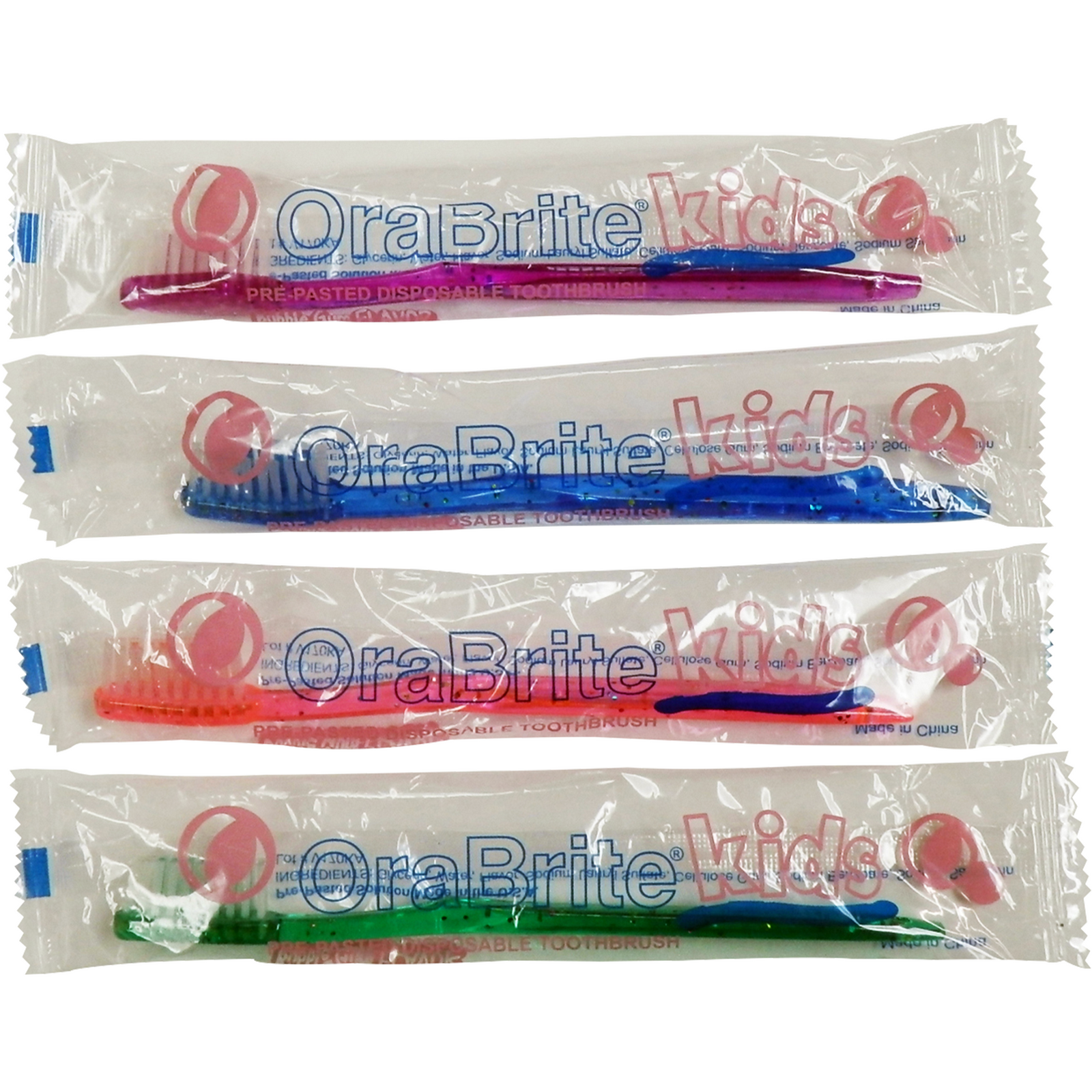 Child Pre-pasted Bubblegum Toothbrush (ORA10930)