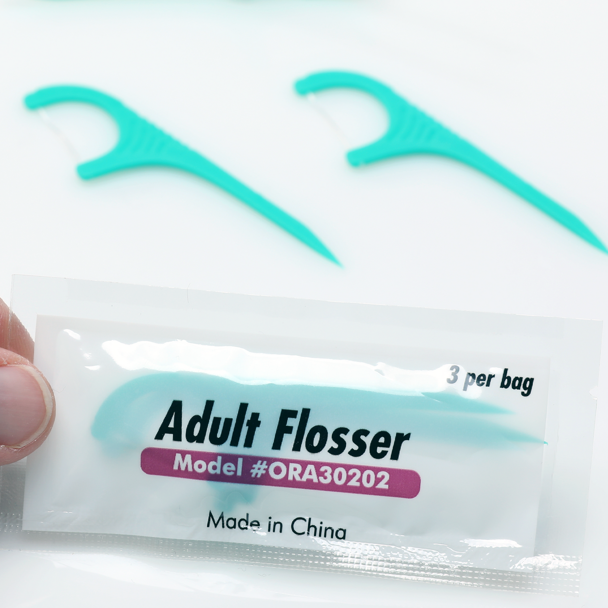 Adult Flosser, 3 per bag (ORA30202)