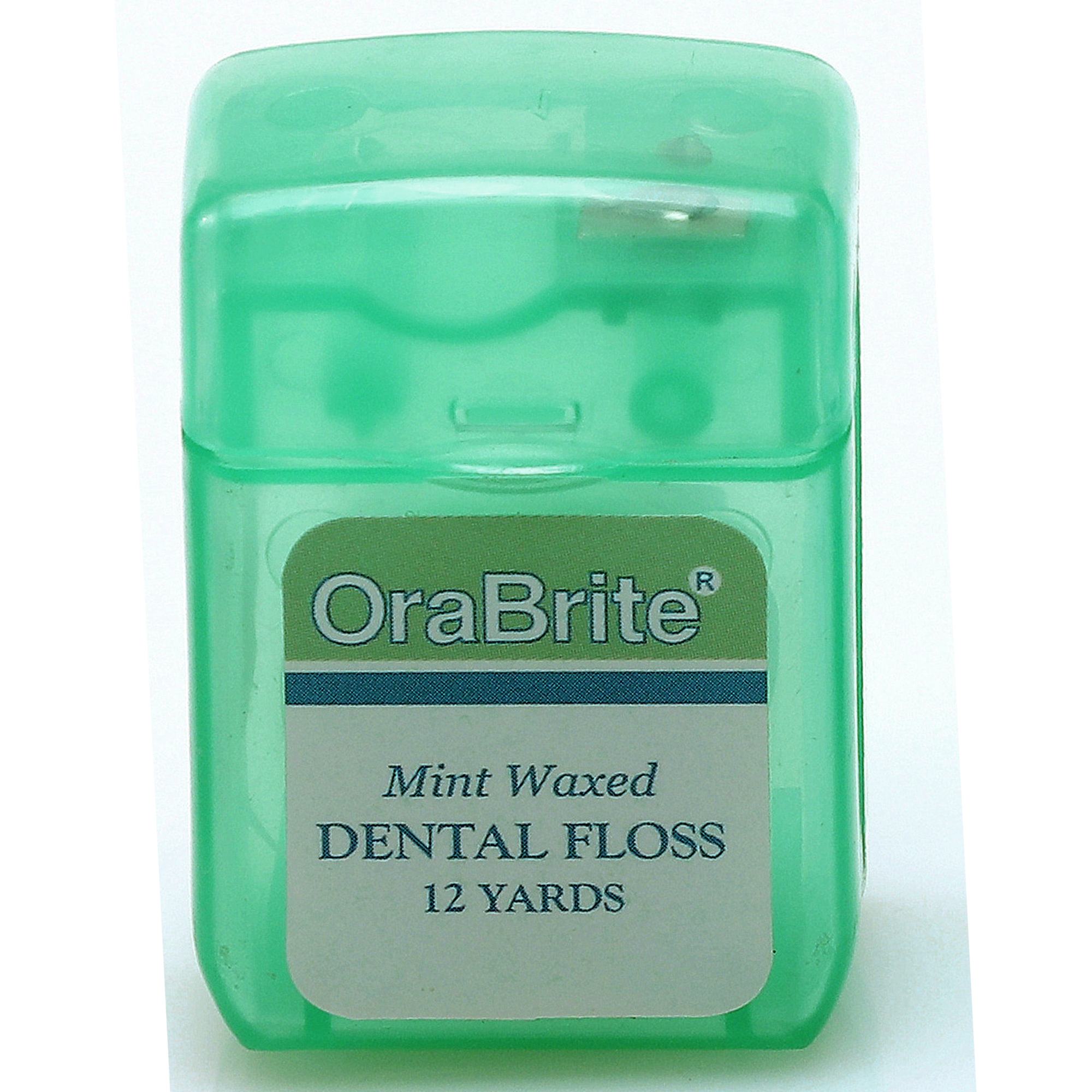 12 YD Waxed Nylon Dental Floss, Mint (ORA33830)